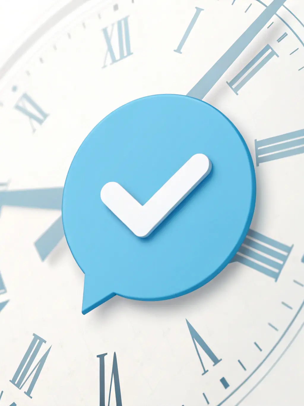 A graphic illustrating a checkmark inside a speech bubble, symbolizing customer satisfaction and the 48-hour service guarantee offered by Omini Clean.